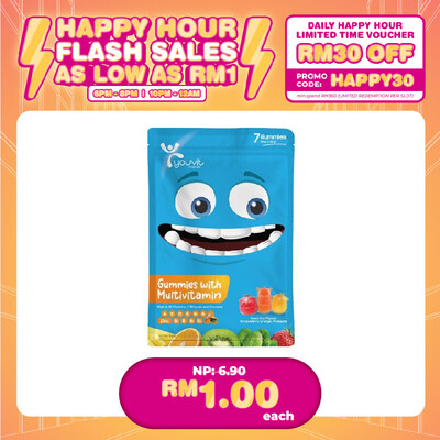 (HAPPY HOUR) YOUVIT MULTIVITAMIN GUMMIES FOR KIDS (7'S)